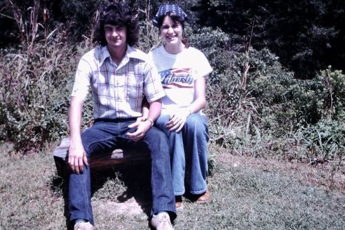 Fashion styles of young people in the 1970s.