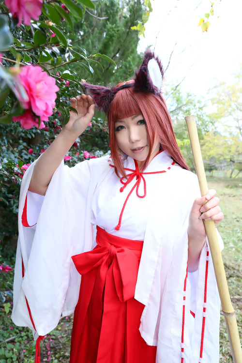 Cute Cosplay GIrl Higurashi Rin (Kitsune-Chan 3) 1-4