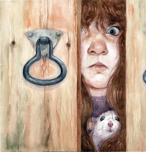 alexstefanel: The Golden Compass illustrations watercolor