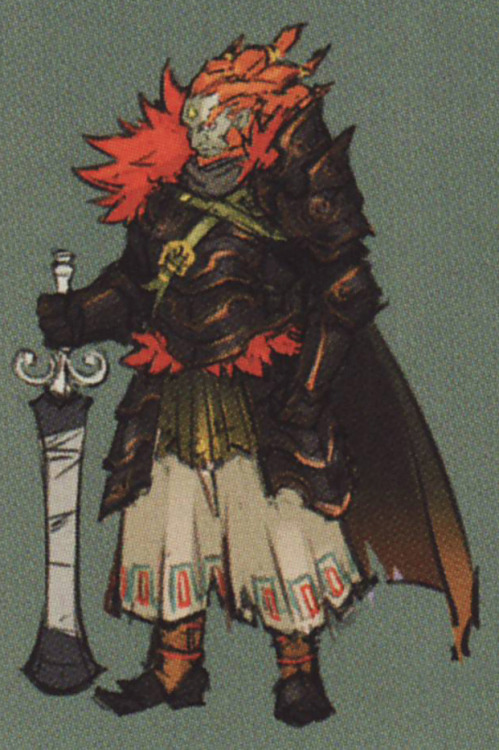 XXX historyofhyrule:  Ganon’s set of traditional photo