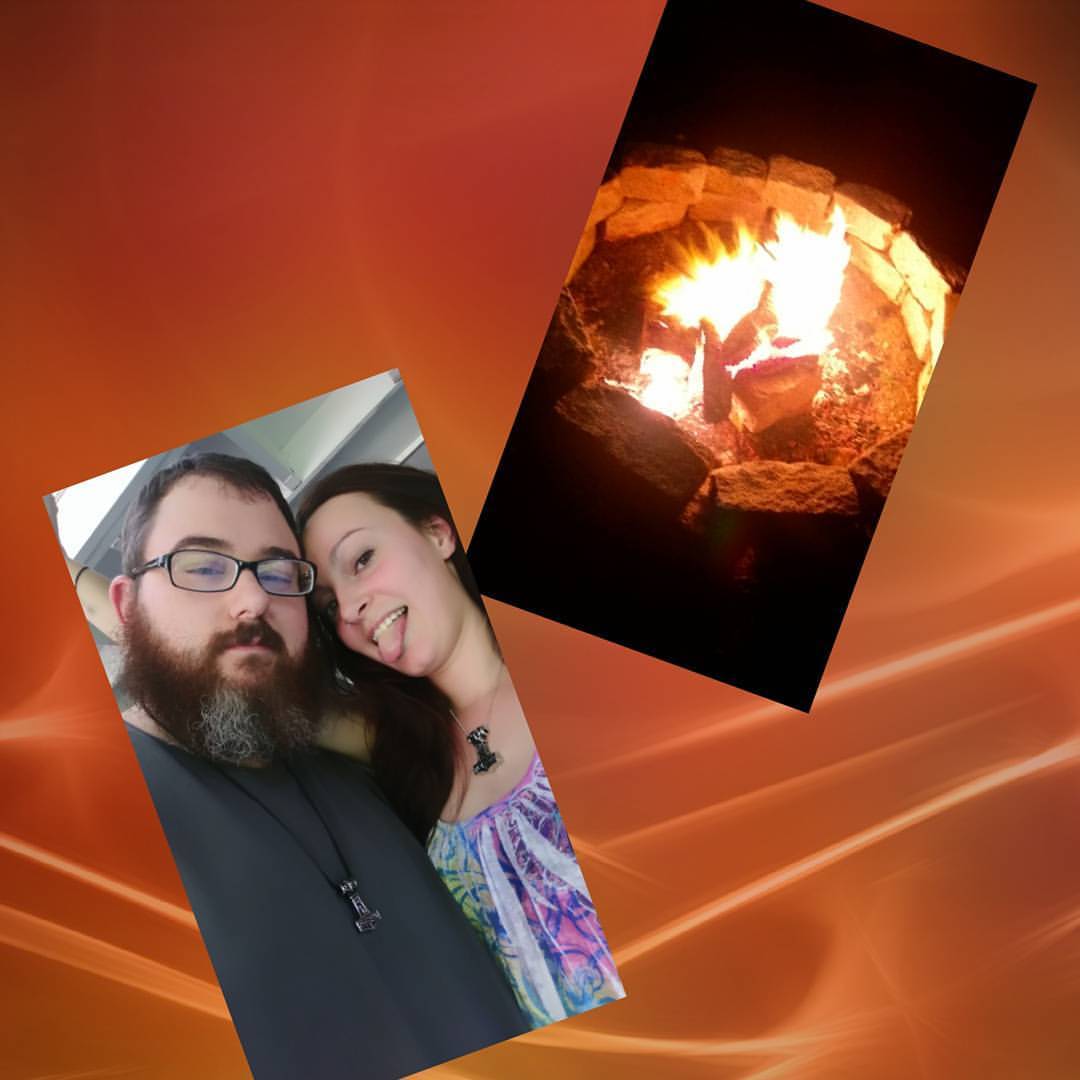 Hanging out with my bestie @bella_jen_xo having drinks by the fire and she even made