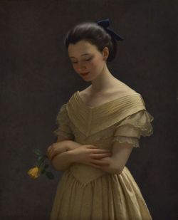 Fleurdulys:  The Yellow Dress - John Bulloch Souter 