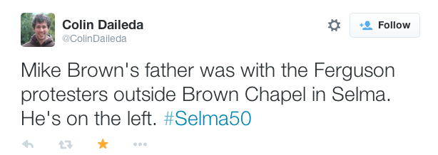 justice4mikebrown:March 7Ferguson protesters and President Obama visit Selma on the