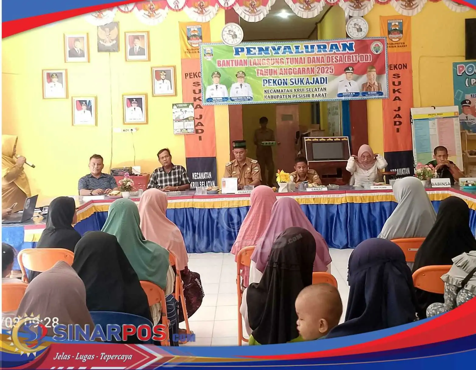 Pekon Sukajadi Kecamatan Krui Selatan Realisasikan BLT-DD Tahap Ke 1 Tahun 2025 KE 38 KPM