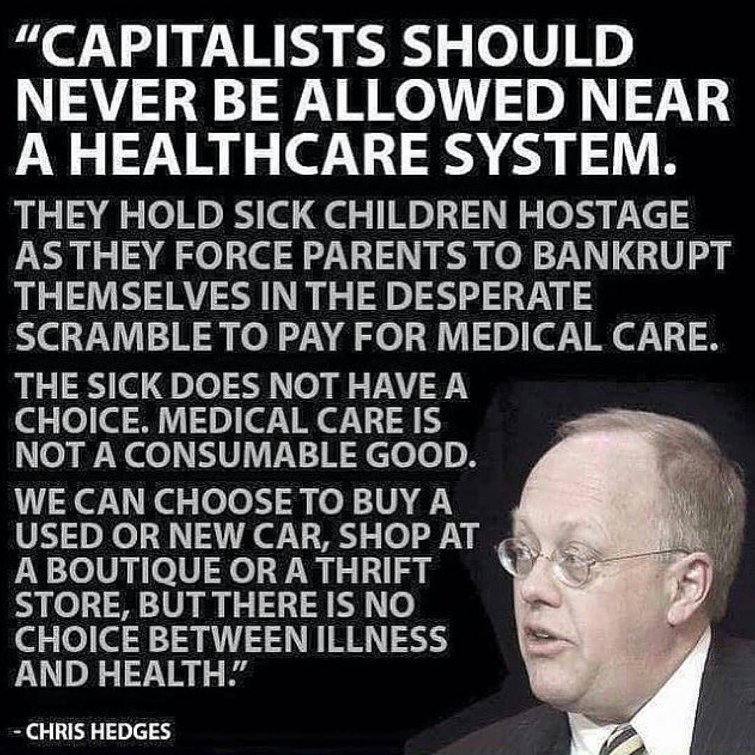 med-inheritance:  [The images is of journalist Chris Hedges with the following quote.]