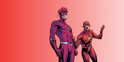 clarkskenting: Barry Allen and Wally West in Teen Titans Annual #1