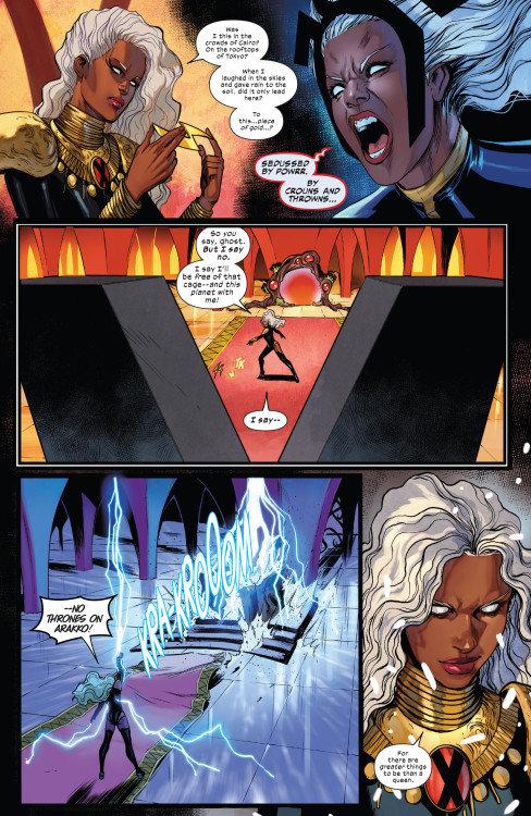 crazymammoth:OMG Storm’s new costume is 10/10 hot damn! Sounds like Agent Brand is purposely h