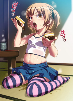 kuzira8:  キラ速-KIRA☆SOKU- 女の子がおいしそうに食べている画像ください