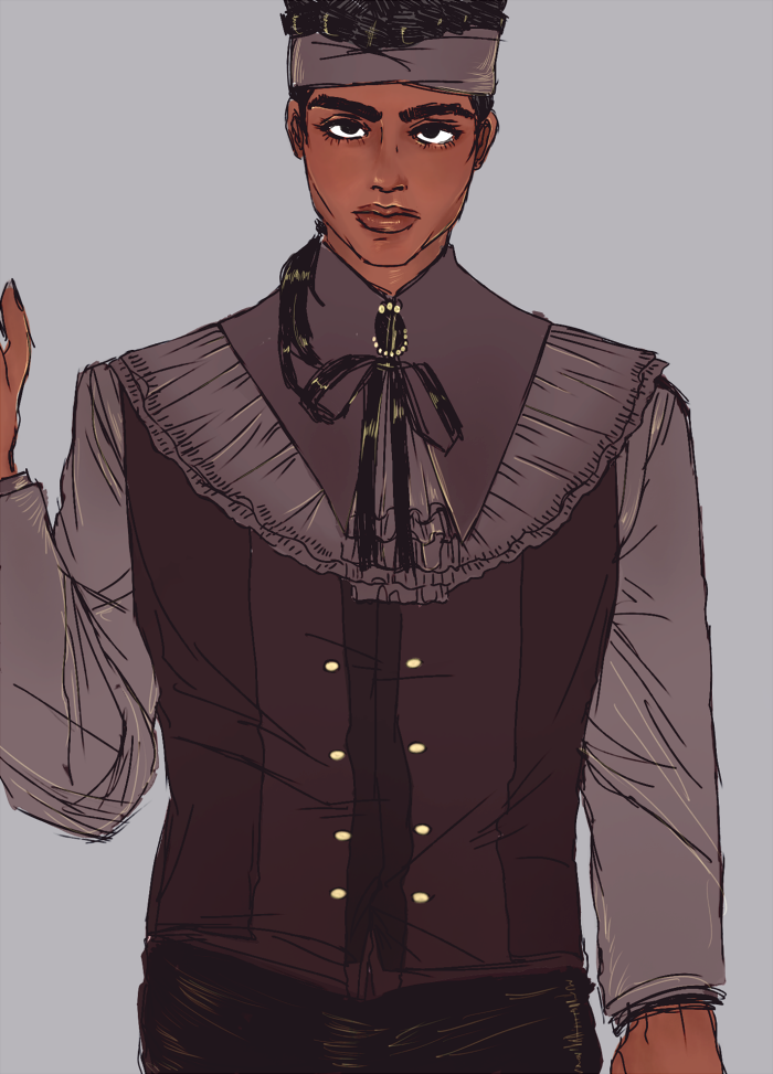 pornstarbutters:I drew him in four different outfits because i couldn’t decide