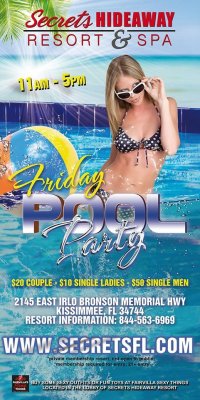 floridasocial:    Today for #Friday we have our first event😍 at @SecretsHideaway Daytime Pool Party👙go and check for a #Hotwife or #Hotcouple to fuck for free👅🍆💦 #swinger #lifestyle don’t forget to sign up before you go #SwingersClub