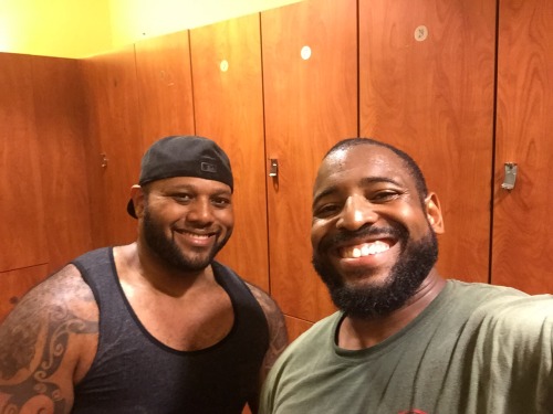 bannybear1: Suga tits day at the gym with a surprise guest from one of best buds.