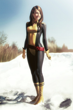 dumbraccoons:  Kitty Pryde by *lenadrofranci 