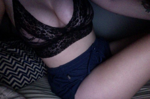 amyleemcg:  The absolute truth is that I live in high waist shorts and lace bralettes.