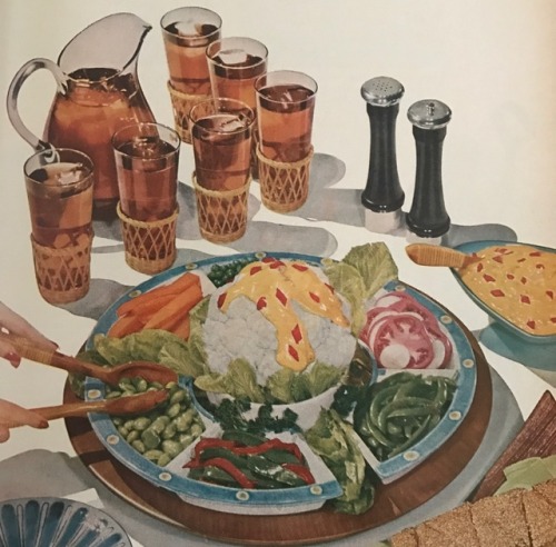 Supper Salad Wheel Better Homes & Gardens Salad Book 1958