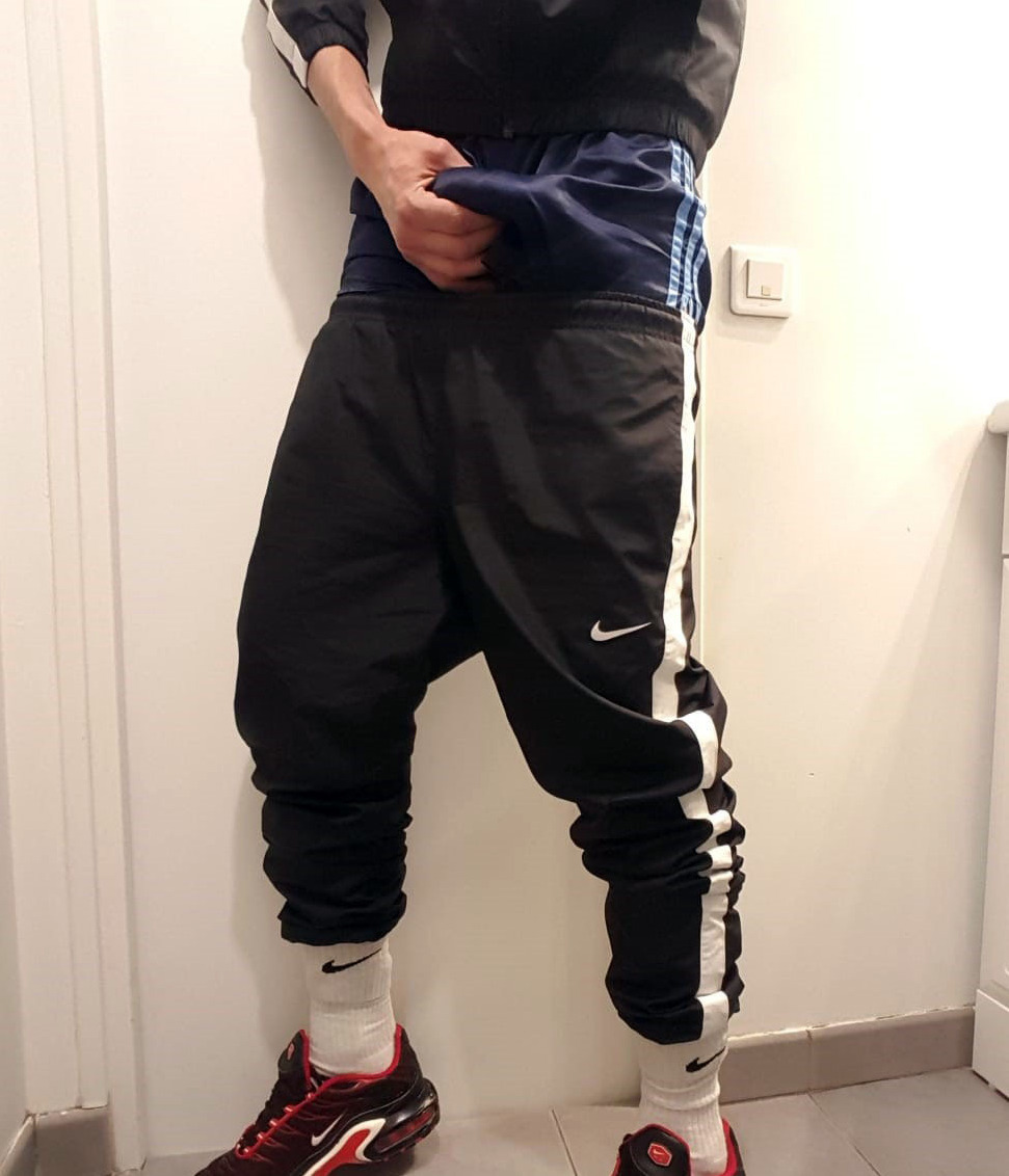 Adidas trackies nylon