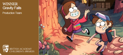 madridista-4-life:  Gravity Falls won a BAFTA