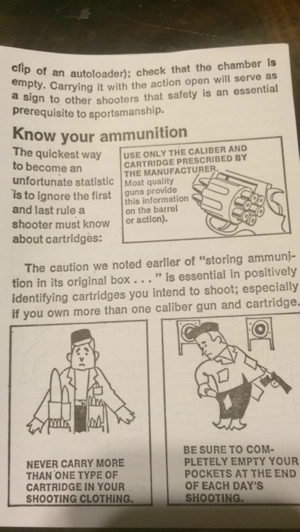 changingmyownpaige:  The basics of gun safety, with fun photos to accompany.