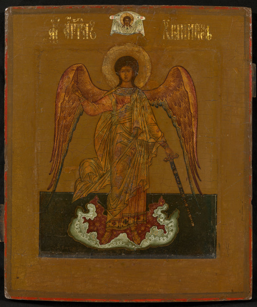 servus-immaculatae:The Guardian Angel, Icon, Old Believers’ Workshop, Mid 19th Century A. D.