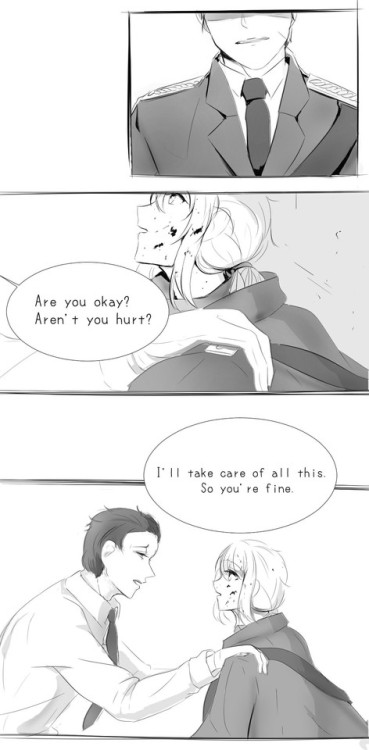 dbgus1: Violet Evergarden Comics_Gilbert×Violet Part.1 Part.2: dbgus1.tumblr.com/post/