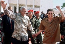 &ldquo;No country can claim to be the policeman of the world and no state can dictate to another what it should do. Those that yesterday were friends of our enemies have the gall today to tell me not to visit my brother Gaddafi. They are advising us to