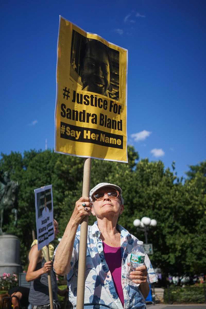 activistnyc:  ‪#‎JusticeforSandraBland‬: Activists gathered in Union Square