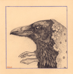 monsterism:  Avian 5 - El Cuervo en una Mantilla.