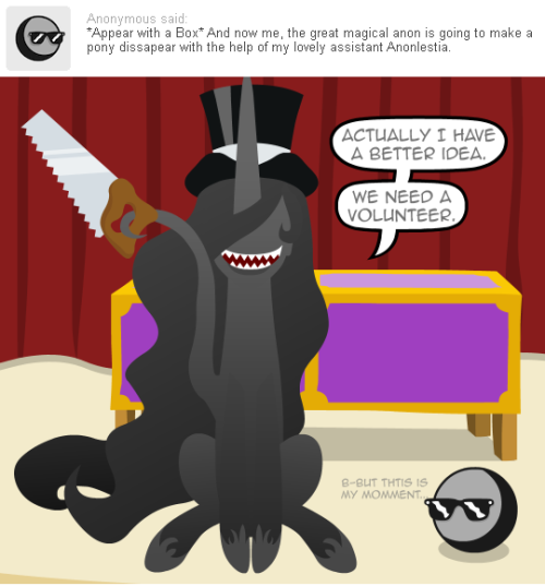 nopony-ask-mclovin:I think the tiger needs a name. xD Oh dear…