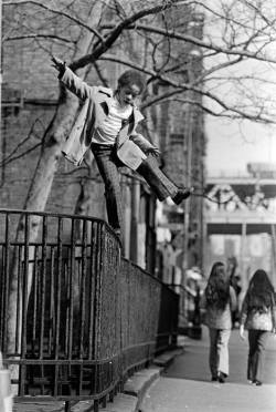 dipodina:  adespeakz:  blackhistoryalbum:  The Boy On A Trapeze | Harlem, NYC | 1970s  http://adespeakz.tumblr.com  // 