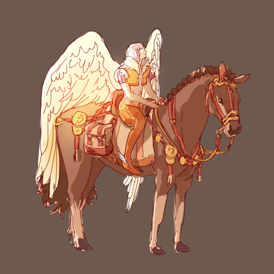 I’m playing D&D with some friends for the first time of my life and I love it so much ! Here is my angelic magician boy 💫