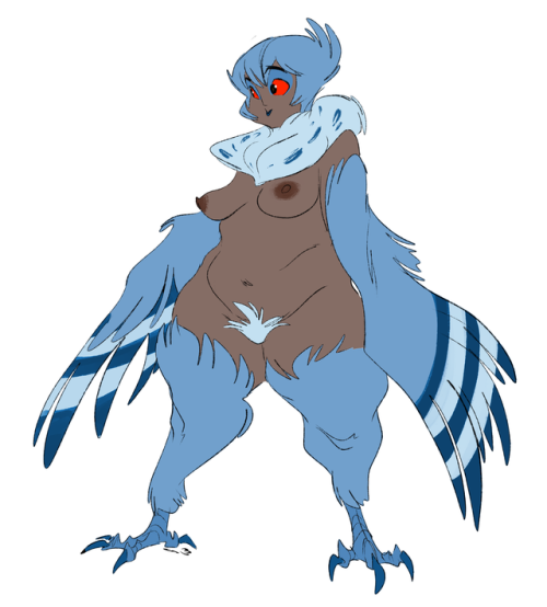 slewdbtumblng:Bigger Chubby Harpies for y’all. two birds with one “rock” ;9