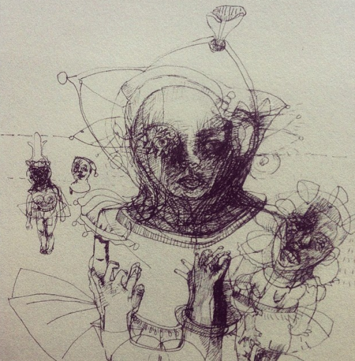theparisreview: Judy Glantzman, from “Drawings.”