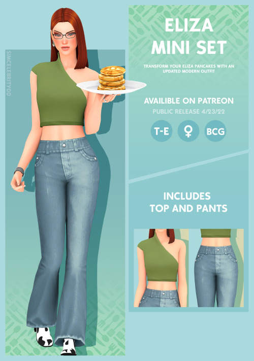 Eliza Mini SetTransform your Eliza Pancakes with an updated modern outfit. public 4/23 JeansMaxis Ma