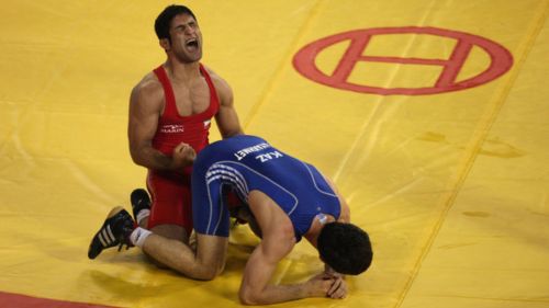 Greco roman wrestling takedowns