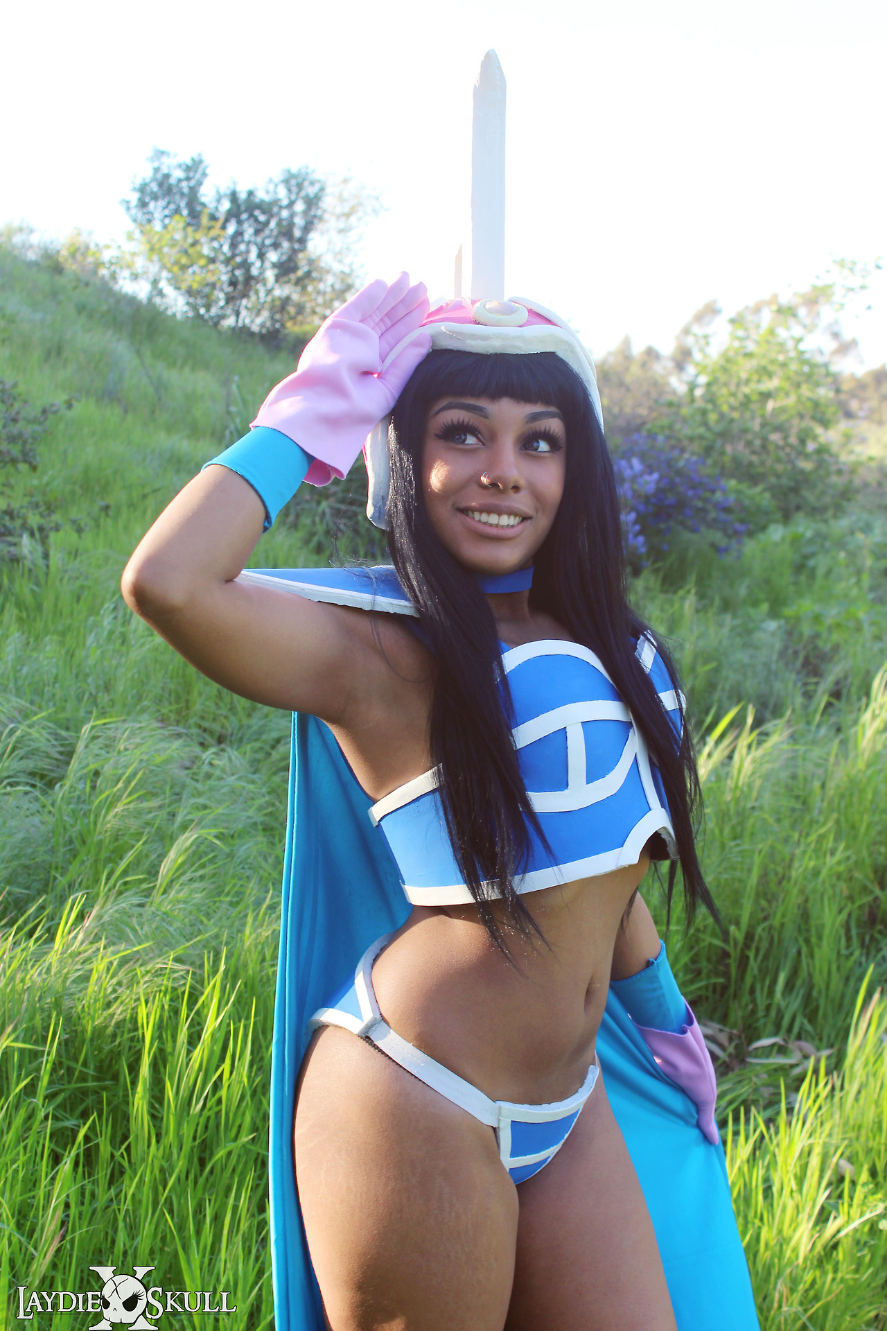 mcbigman: laydiexskull: ☁️️ Shots of my Chi-Chi cosplay from Dragonball!  ☁️️