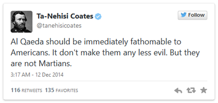 ideologicalmonstrosity:  Ta-Nehisi Coates on CIA Director John Bremmer’s comments