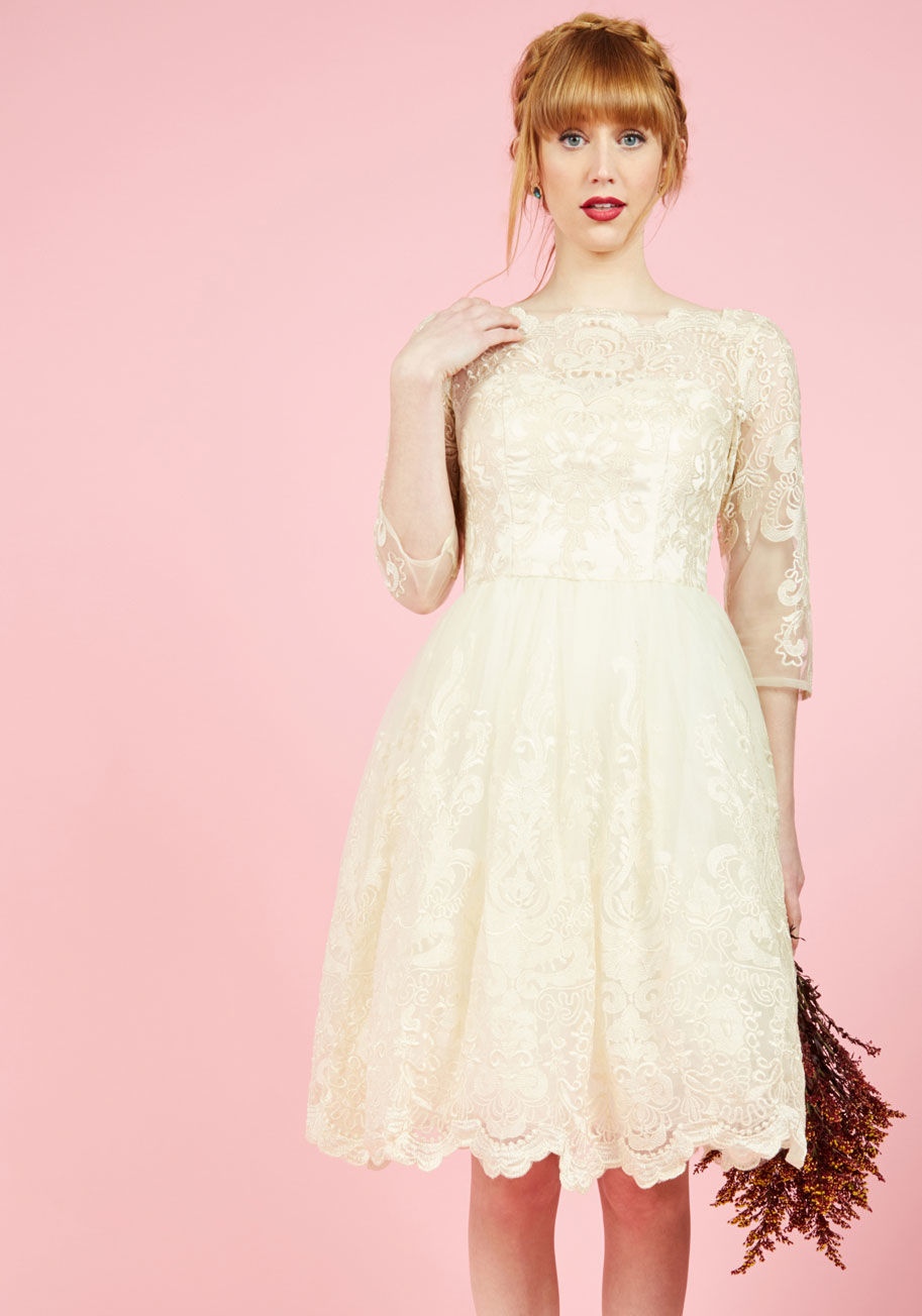 MERRY BRIDES — Affordable Lacy Short Wedding Dresses - ModCloth...