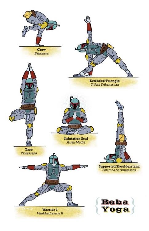 desk-yogi: Star Wars yoga, courtesy of Rob Osborne