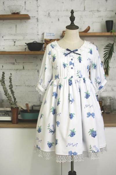 Sara Bell Blueberry and Bellbirds one piece dress and jumperskirt preorderMy Australia-based Taobao 