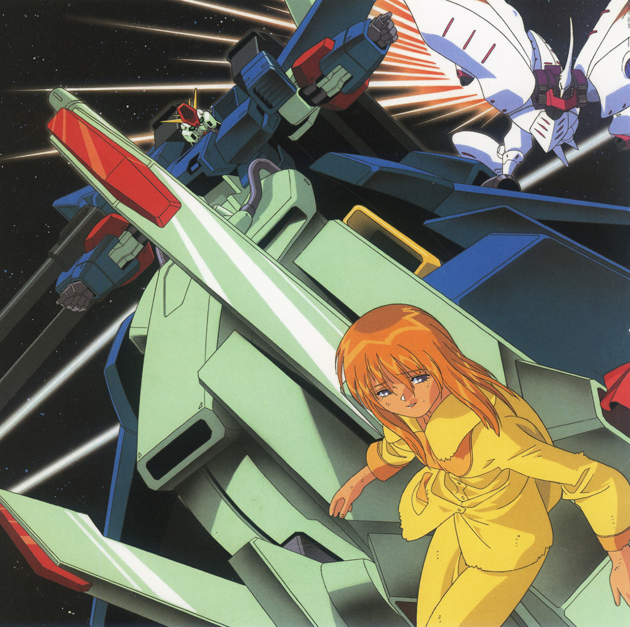 80sanime:  Mobile Suit Gundam ZZ 90s LD Covers by Hiroyuki Kitazume (Part II)