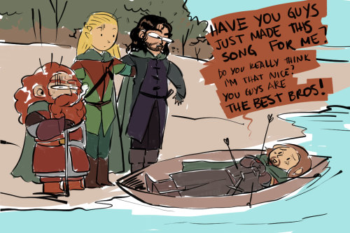 shredsandpatches: aloneindarknes7: tosquinha: ”(…)and Boromir had a long happy life&rdq