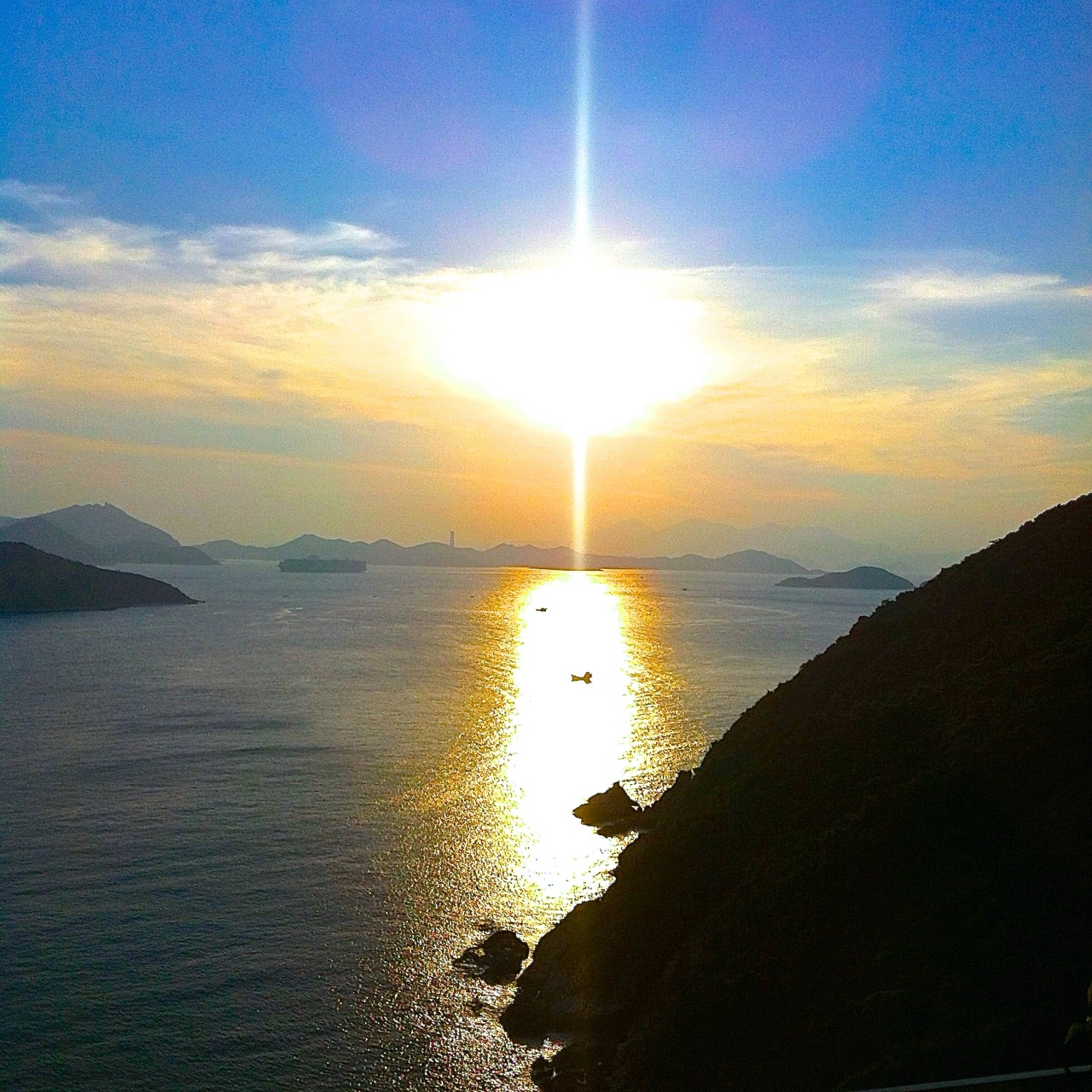 Hope the sun is here to stay. HK. | taken with iPhone4