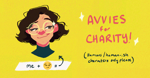 I’m drawing avatars to help the wildfires in Australia! If you send me a receipt of your $15+ (~21 A
