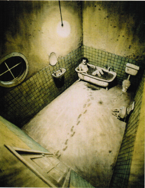 pantyhouse:  Peter Pound’s concept design for Dark City  