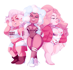 weirdlyprecious:  p-p-p-PINK HAIRthick a$$ give ‘em whiplash I was saving this for the weekend, but here, some pink lesbians ladies of an amazing cartoon, with Nicki Minaj lyrics. Stay strong, be safe, and if you feel like distancing yourselves from