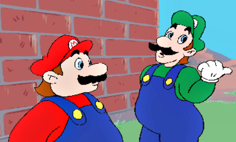 phillip-bankss:  screen-cap redraws of hotel mario