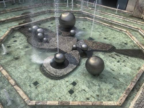 insularmodernities:: . Fountain complex next to National Palace of Culture, built in 1981 . #insular