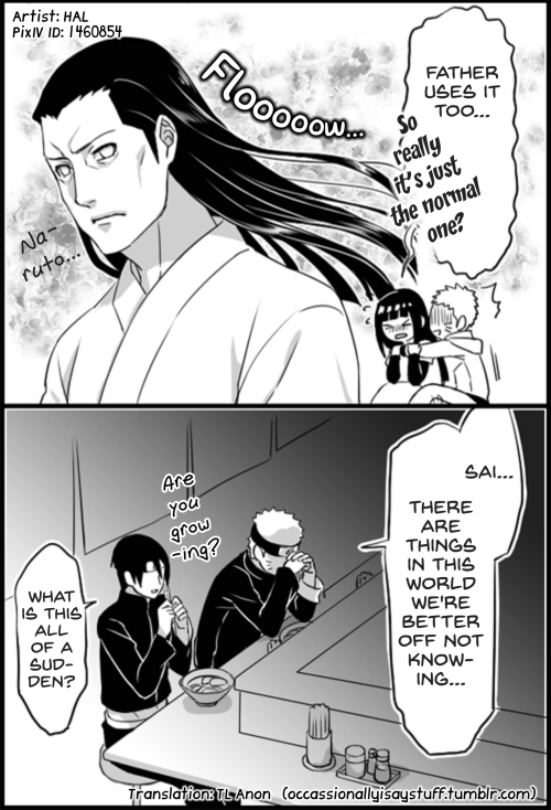 occasionallyisaystuff:  Source:  ナルヒナログ2 by  HAL   Translation: Me Typeset: U.T.L. This takes place before The Last, at least partially.  