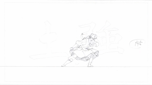 framexframe: Nickelodeon’s The Legend of Korra; pencil test by Inseung Choi 