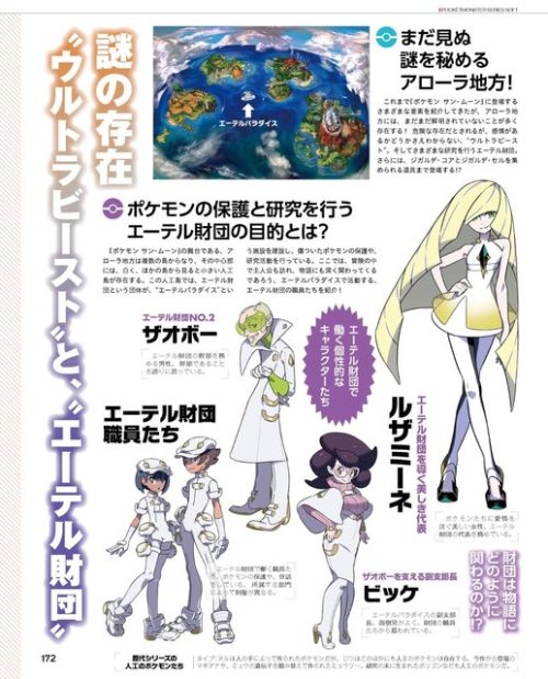 Pokémon Sun and Moon Famitsu Scans 