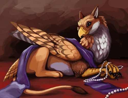 Pretty Gryph, By Featherhead